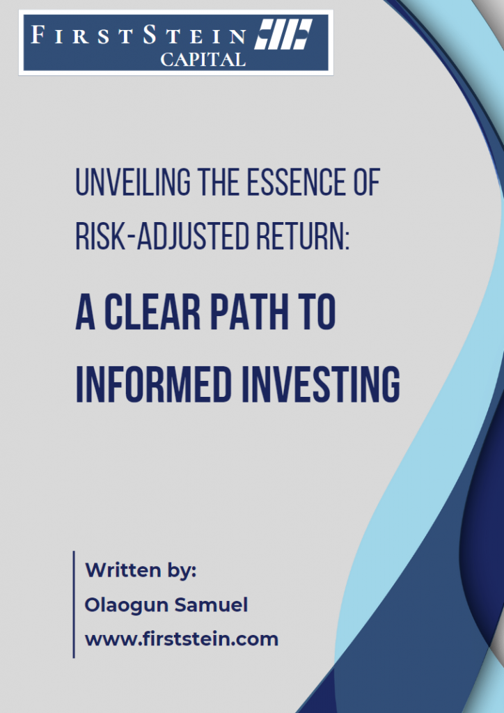 A Clear Path to Informed Investing by Olaogun Samuel www.firststein.com